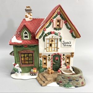 O’well 2001 Ltd Edition Santa’s Workshop Christmas Village
